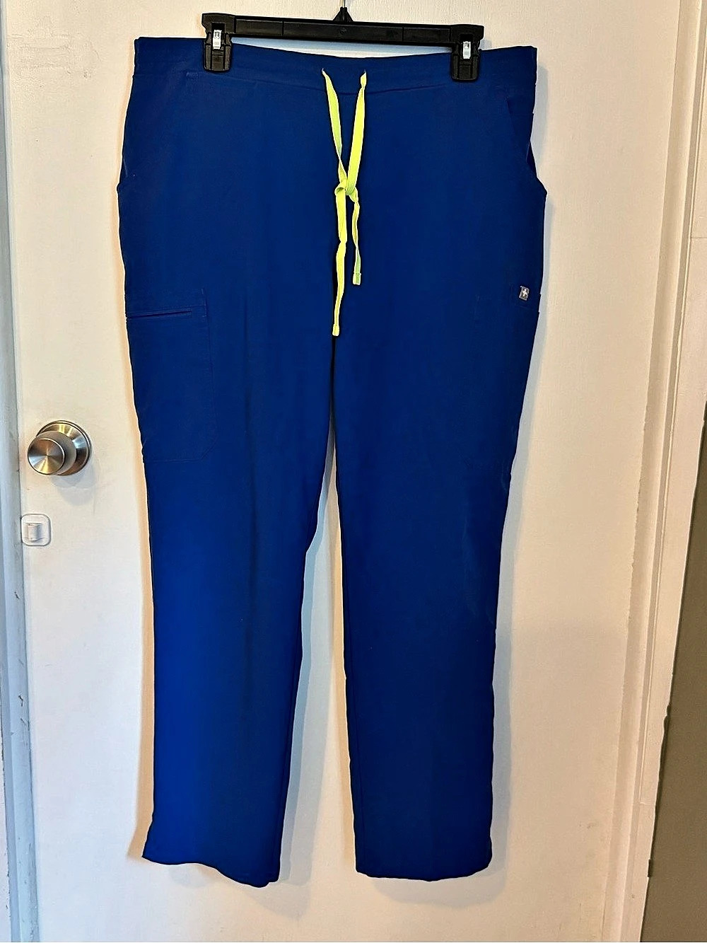 FIGS Technical Collection Straight Leg Pants Blue Large